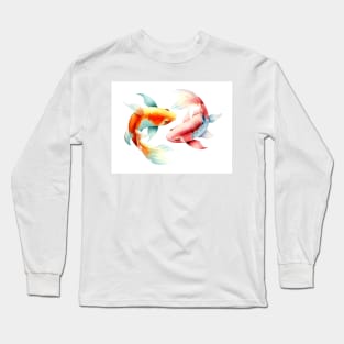 Koi Fish Couple Long Sleeve T-Shirt